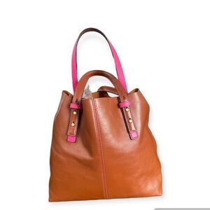 Vera Bradley genuine Gallatin Leather Canyon Tote